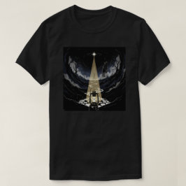 Mystische Laterne des dunklen Waldes T-Shirt