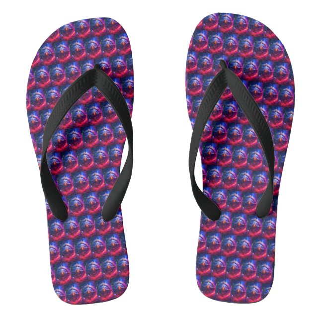 Mystische Legenden: Lebhafte magische Leggings Flip Flops (Fußbett)