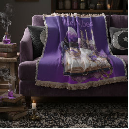 Mystische Lila Kristalle und Inspiriertes Tarot Decke