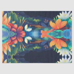 mystische magische Blume Seidenpapier