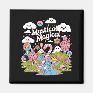 Mystische magische Retro-Ästhetik-Geschenke für Mä Magnet