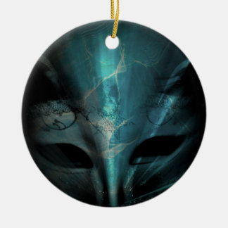 Mystische Masken-Verzierung Keramik Ornament