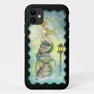 Mystische Meerjungfrau und Laternenfantasy Art Case-Mate iPhone Hülle