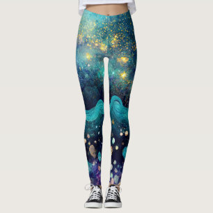 Mystische Meerjungfrau Unterwasser Ozean Galaxie G Leggings