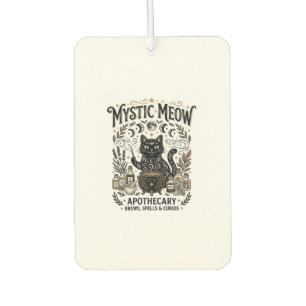 Mystische Meow-Katze Hexenhaft Mystische Apotheke  Autolufterfrischer