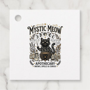 Mystische Meow-Katze Hexenhaft Mystische Apotheke  Geschenkanhänger