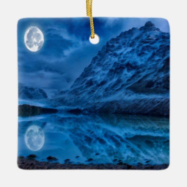 Mystische Mittagspause Keramikornament (Vorderseite)
