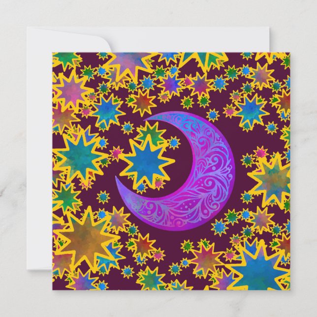 Mystische Mond-Alchemie Karte (Vorderseite)