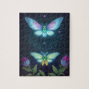 Mystische Mondlicht Fairy in einem verzauberten Ga Puzzle