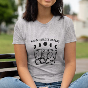 Mystische Mondphasen für den Tarot-Kartenleser T-Shirt
