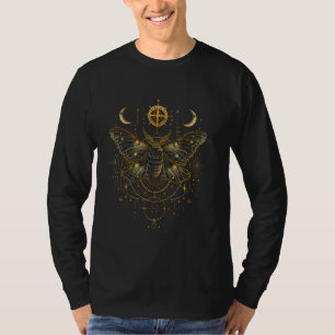 mystische Motte vor den Rose okkultistische gotisc T-Shirt