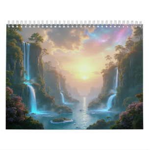 Mystische Naturlandschaften 2026 Fantasy Wall Kalender