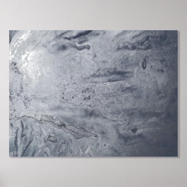 Mystische Nebelsilberfolie Foliendrucke (Vorderseite)