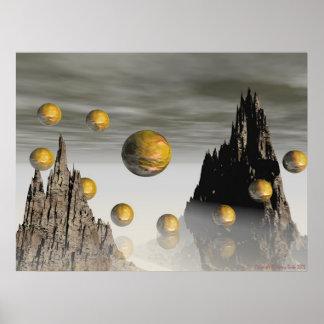 Mystische Orbit Poster