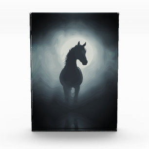 Mystische Pferde Silhouette Verzauberte Night Wall Fotoblock