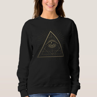 Mystische Pyramide - Wahrnehmungsemblem Sweatshirt