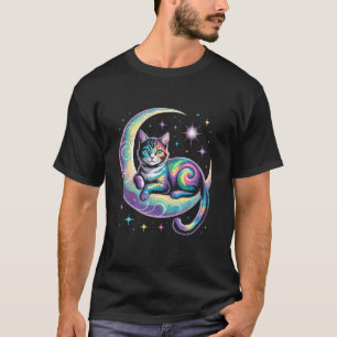 Mystische Raum Kosmische Katze - Galaxie Kätzchen T-Shirt