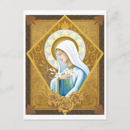 Mystische Rose Postkarte