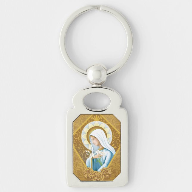 Mystische Rose Schlüsselanhänger (Vorderseite)