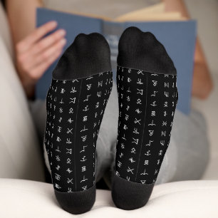 Mystische Runenmuster-Socken Socken