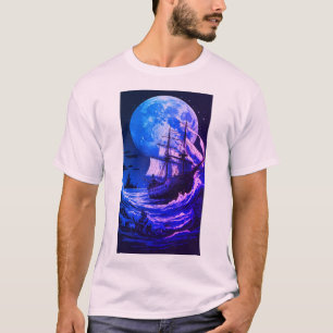 Mystische Sammlung von Mondlicht: Meerjungfrau und T-Shirt
