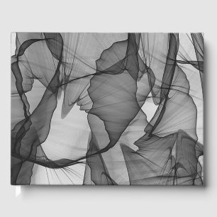 Mystische Schicht Chiffon Scarves Texturdesign Gästebuch