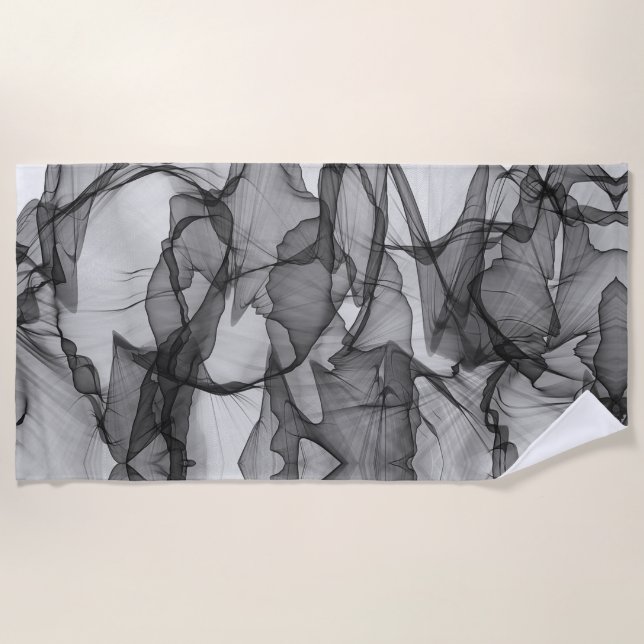 Mystische Schicht Chiffon Scarves Texturdesign Strandtuch (Vorderseite)