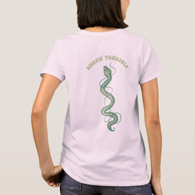 mystische Schlange T-Shirt (Rückseite)