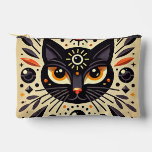 Mystische schwarze Katze Himmelsglanz Accessoire � Zubehörtasche