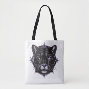 Mystische schwarze Panther-Fantasy-Tragetasche