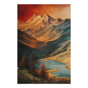 Mystische Seereflektionen Poster