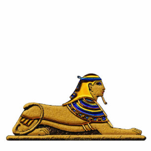 Mystische Sphinx Antikes Ägypten Geschenkartikel Fotoskulptur Magnet