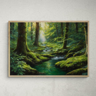 Mystische Strahlung: Eine Reise des Flusses durch Poster