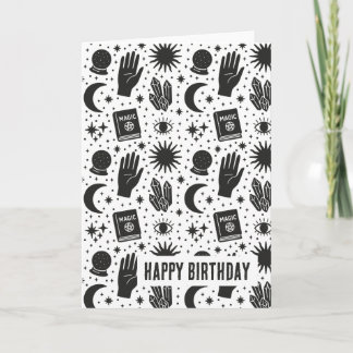 Mystische Symbole Karte