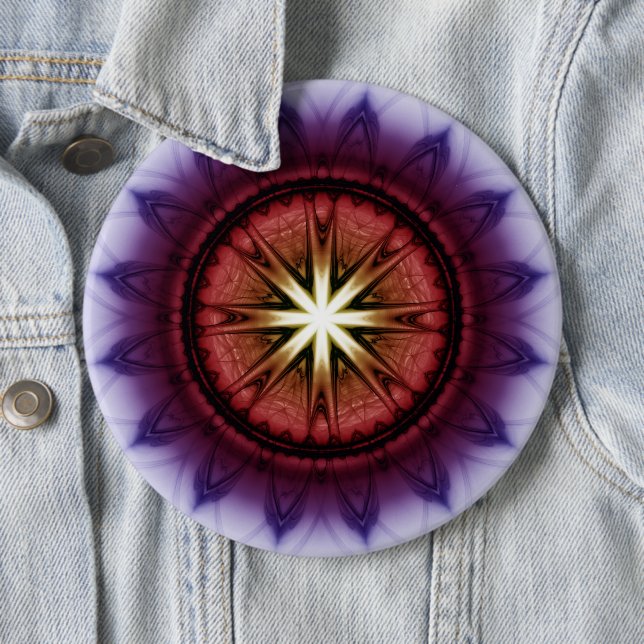 Mystische symbolische Fraktal Button (Beispiel)