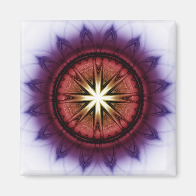 Mystische symbolische Verzierung Magnet (Vorne)