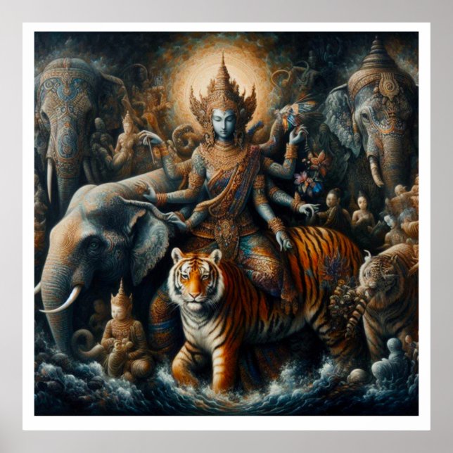 Mystische Szene Poster (Vorne)