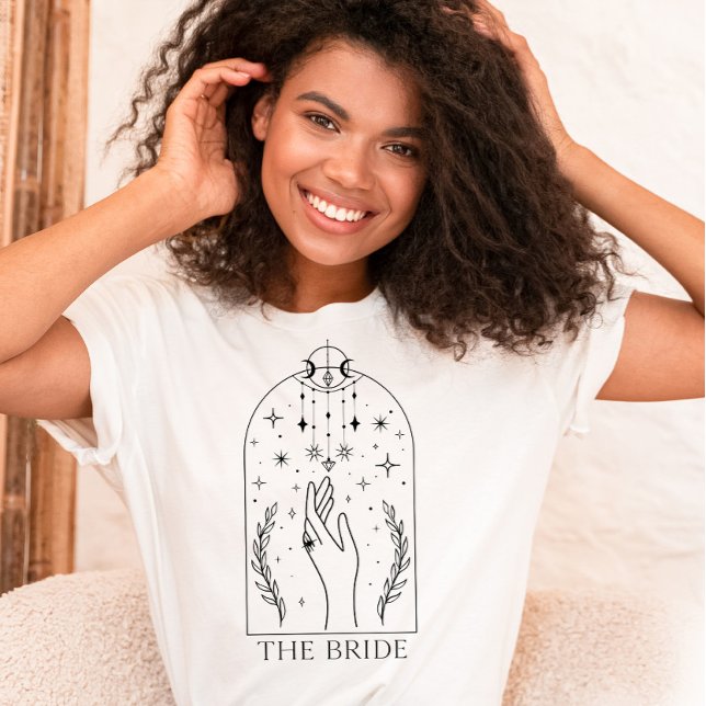 Mystische Tarot-Karte Der Bridge-Junggeselinnen-Ab T-Shirt (Von Creator hochgeladen)