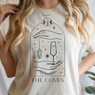 Mystische Tarot-Karte Der Coven-Junggeselinnen-Abs T-Shirt