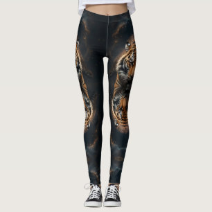 Mystische Tigernebel-Leggings Leggings