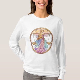 Mystische Waage-Göttin T-Shirt