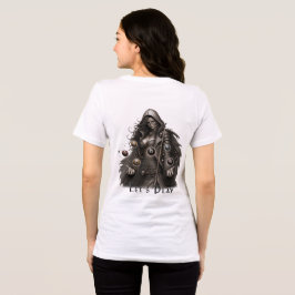 Mystische weibliche Poolbillardspielerin Tri-Blend Shirt