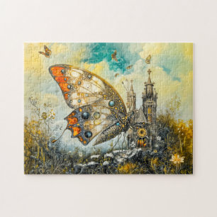 Mystischer Altar Schmetterling Puzzle
