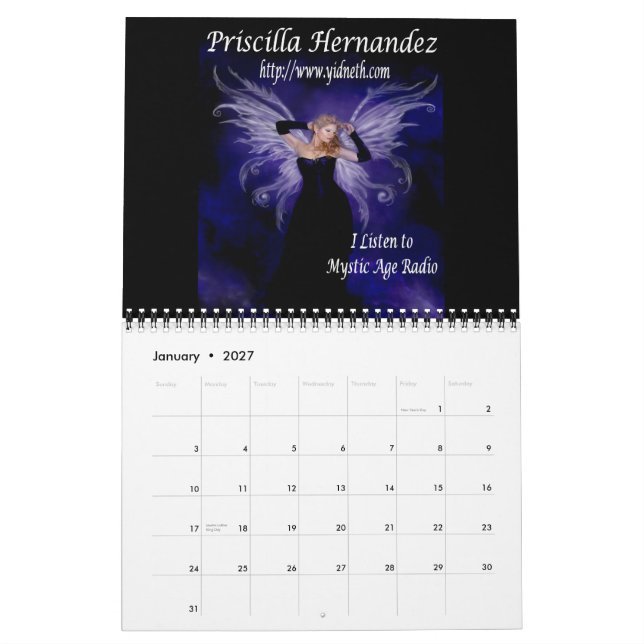 Mystischer Alters-Radio-Kalender Kalender (Jan 2027)