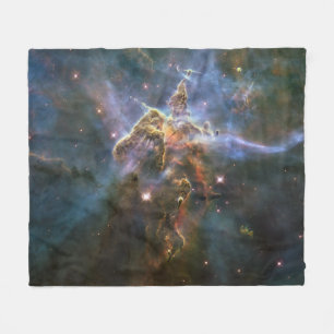 Mystischer Berg in Carina Nebula Hubble Space Fleecedecke