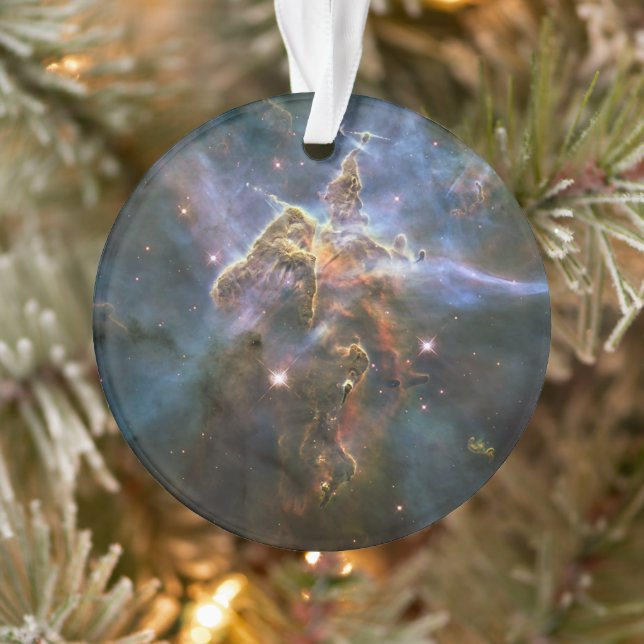Mystischer Berg in Carina Nebula Hubble Space Ornament (Baum)