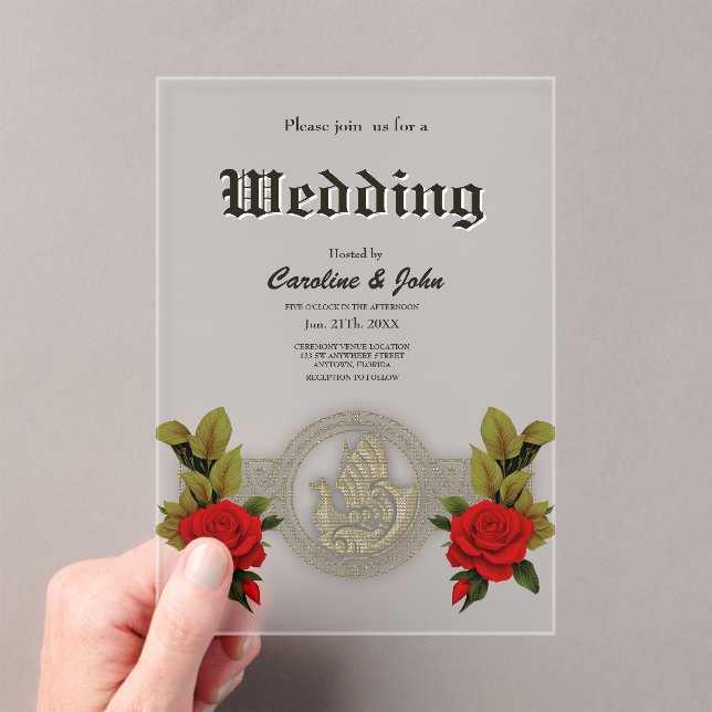 Mystischer Charme mit eleganten keltischen Knoten. Acryleinladungen (Insitu (Handheld))