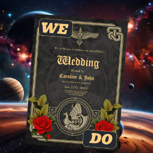 Mystischer Charme mit eleganten keltischen Knoten. Einladung