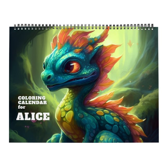 Mystischer Drachen-Malender-Kalender Kalender (Titelbild)