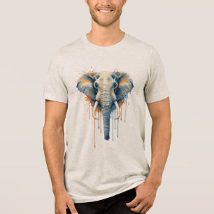 Mystischer Elefant Tri-Blend Shirt